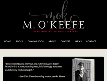 Tablet Screenshot of molly-okeefe.com